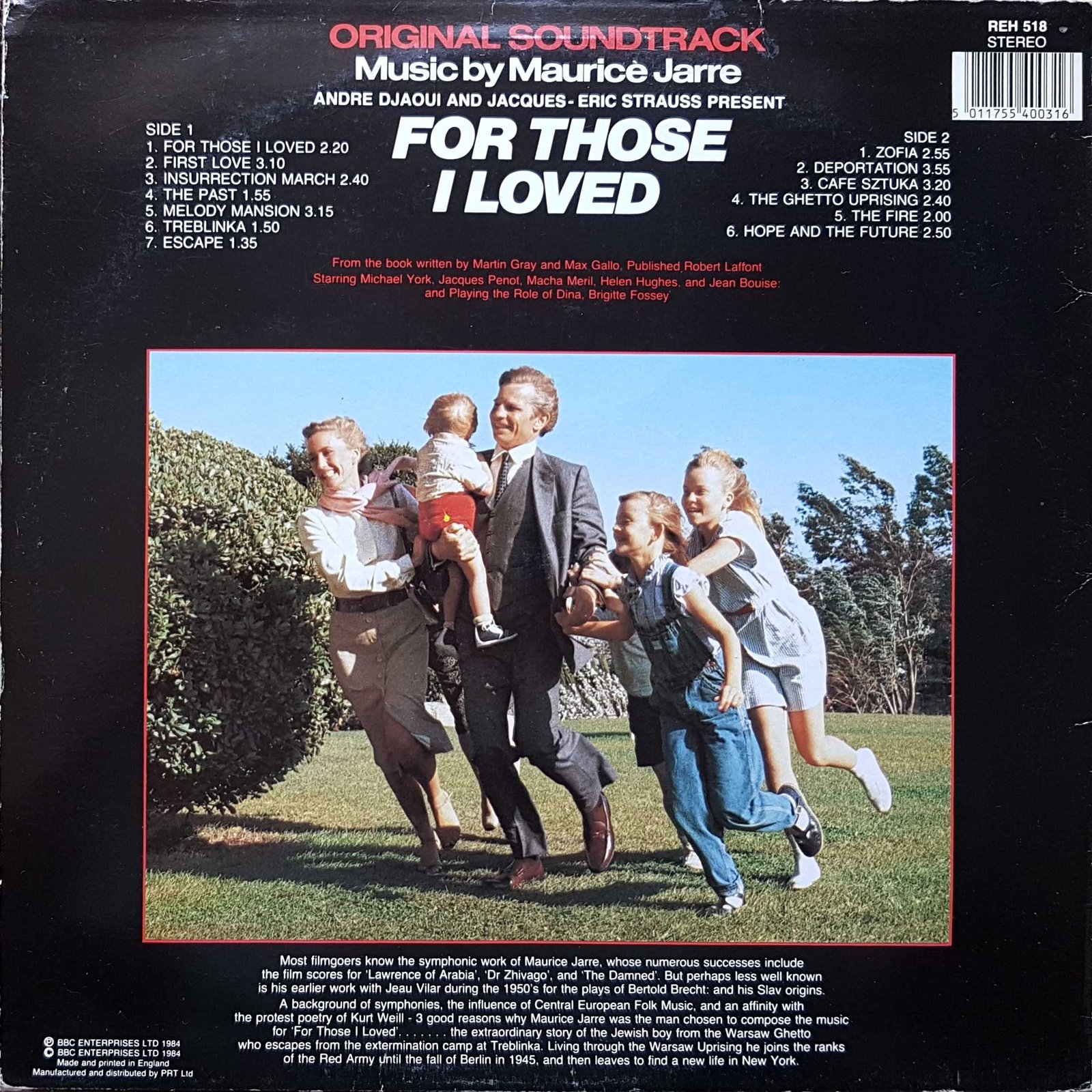 Back cover of REH 518